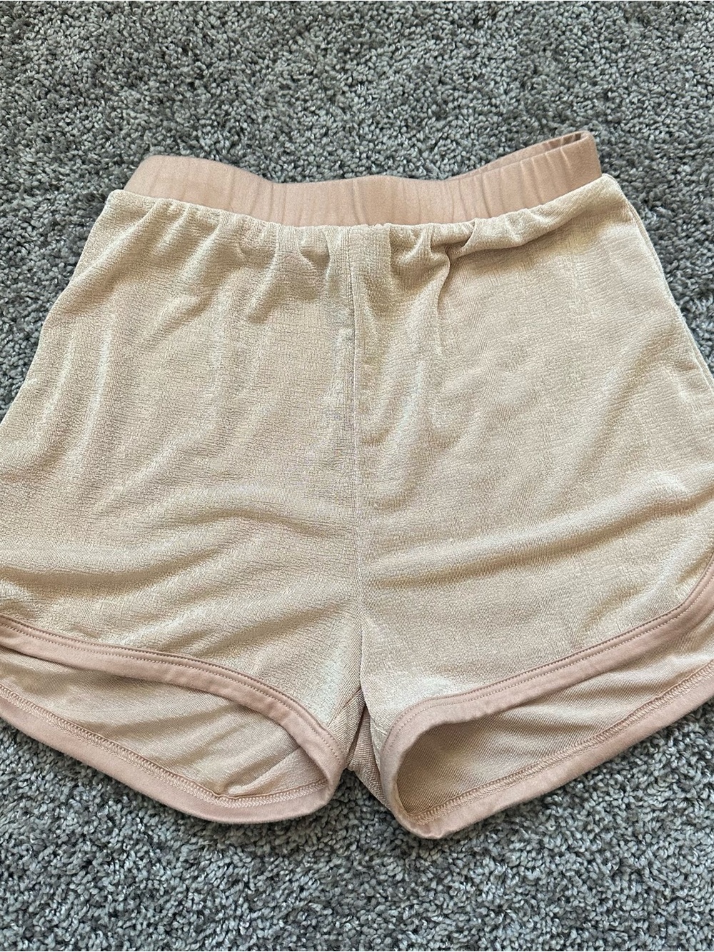 Timing Women's Terry Athletic Shorts - Light Pink